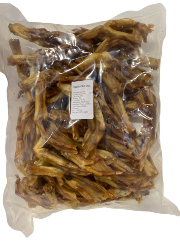 Dried Duck Feet 1kg