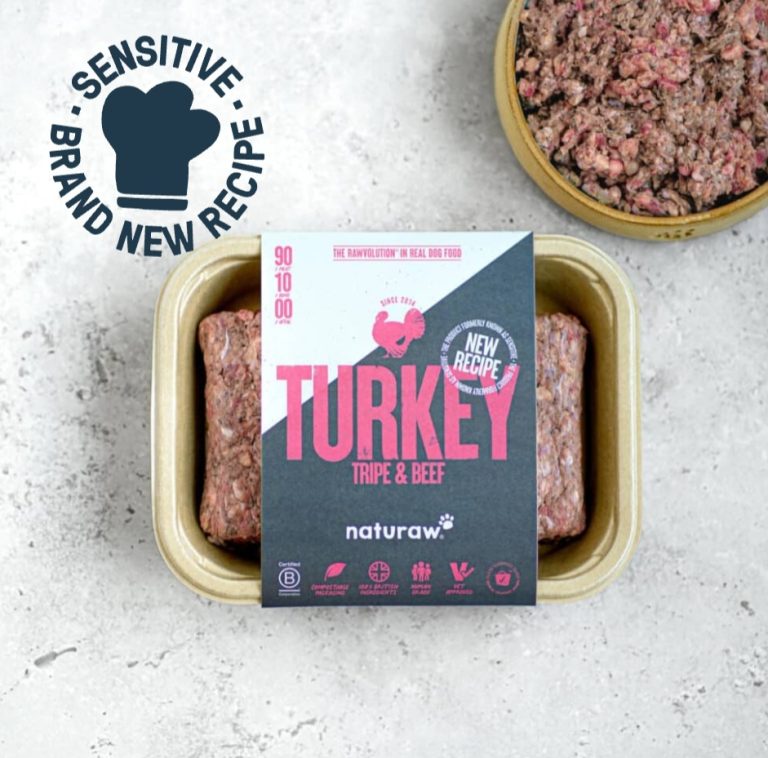 Naturaw Turkey, Tripe and Beef 500g