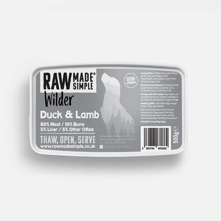 RMS Duck & Lamb 500g