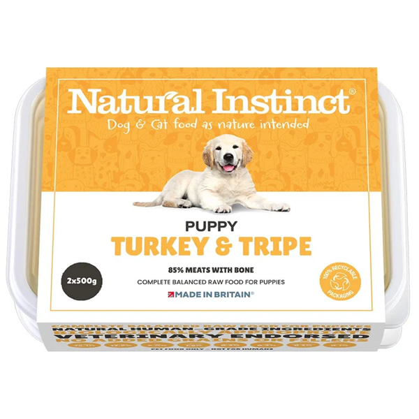 Puppy Turkey and Tripe 2 x 500g