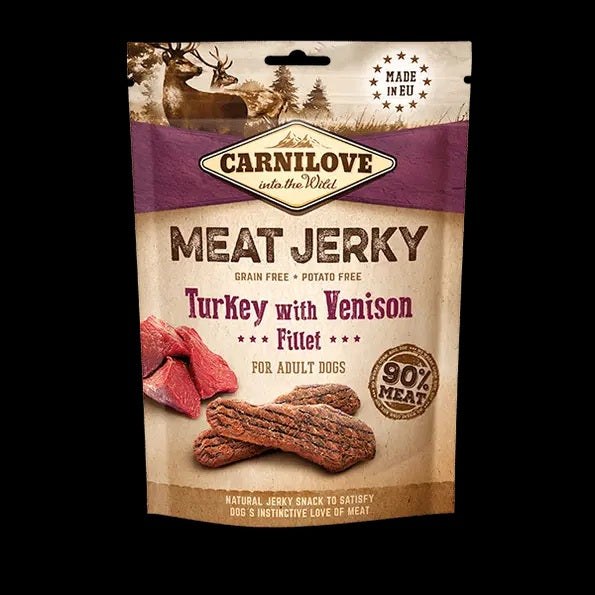 Carnilove Jerky Turkey with Venison 100g