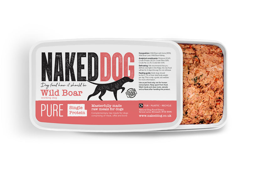 Pure Wild Boar 2 X 500g – Your Pets Naturally