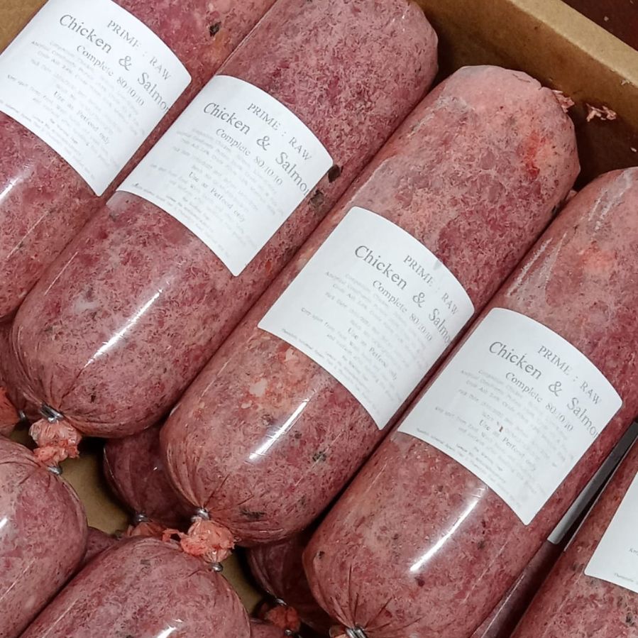 Chicken & Salmon Mince 454g