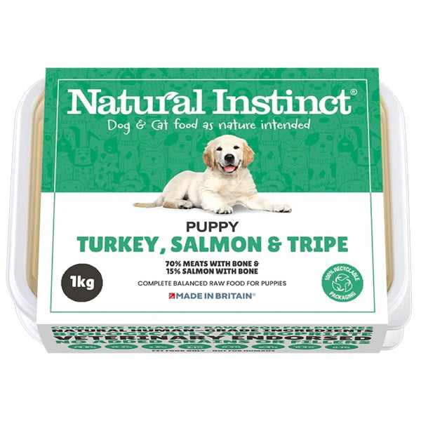 Puppy Turkey Salmon & Tripe 2 x 500g