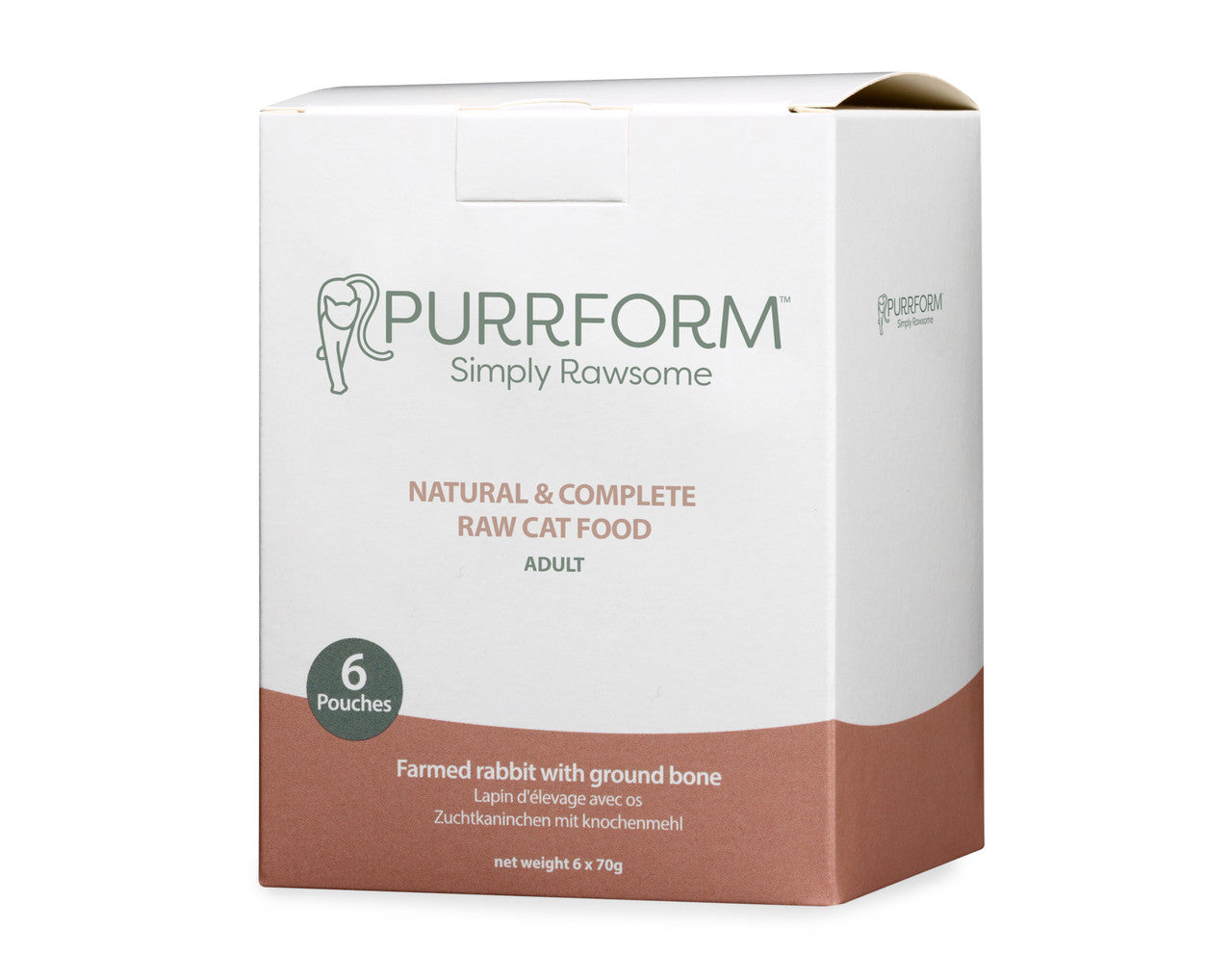 Farmed Rabbit with Ground Bone x 6 pouches